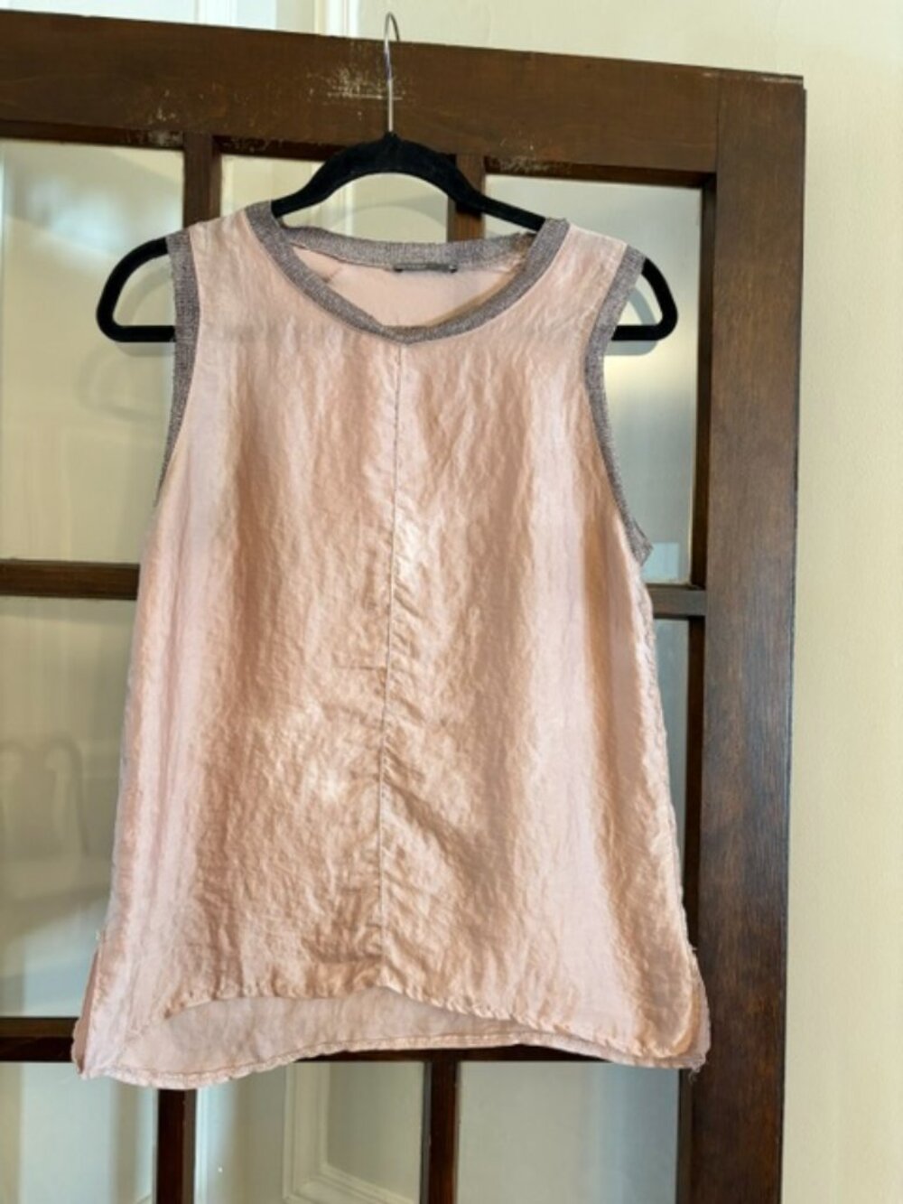 Zara Pink Tank Blouse, Size Medium